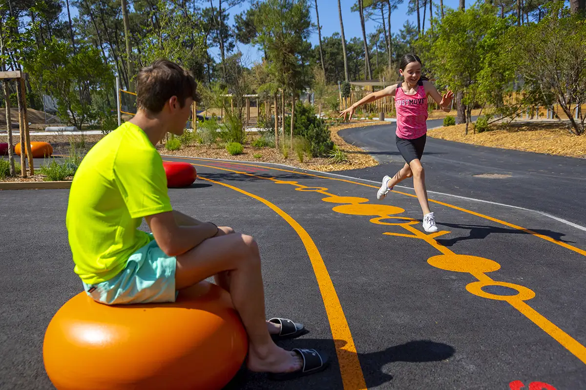 Espace sportif camping Lacanau